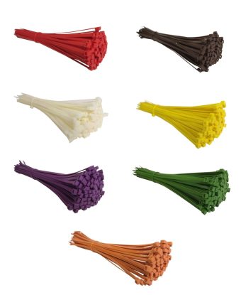     Cable Ties - Mixed Colours
