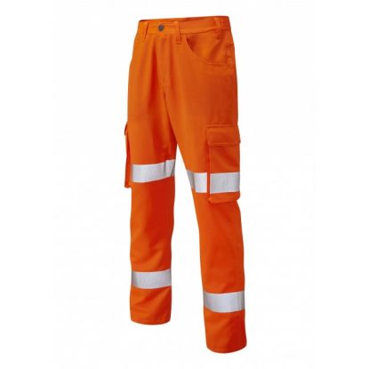     Lightweight Hi-Vis Polycotton Trousers - Orange
