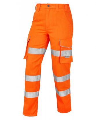 	Class 2 Poly/Cotton Womens Cargo Trouser - Orange
