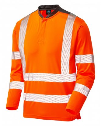     LEO WATERMOUTH ISO 20471 Class 3 Performance Sleeved T-Shirt
