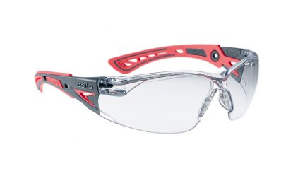 	Bollé RUSH+ Small , Platinum Coated Safety Glasses with Anti-Scratch & Anti-Mist Lens
