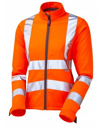 	LEO HONEYWELL ISO 20471 Class 2 Women's Softshell Jacket - Orange
