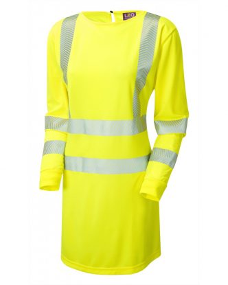     LEO LILLY ISO 20471 Class 3 Womens Coolviz Ultra Long Sleeve Modesty Tunic

