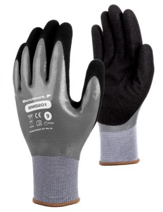     Benchmark BMG201 Multi-Purpose Polyester/Sandy Nitrile Glove Case of 120Pairs
