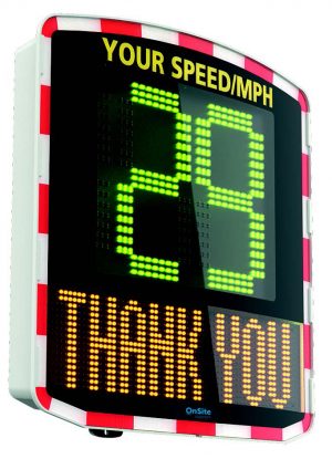    Solar Radar Speed Sign
