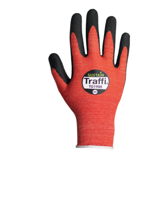 	Traffi SUSTAIN rPET BIODEGRADABLE Cut Level A Safety Glove
