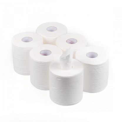     2 Ply Professional Centrefeed Roll (PK of 6) - White
