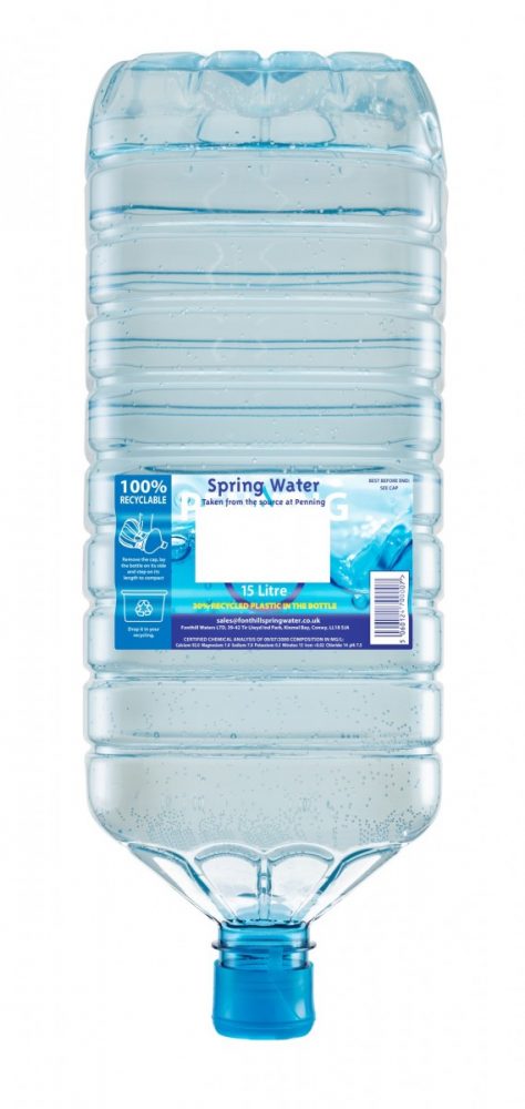 Water Cooler Spring Water Bottle (15L Returnable)